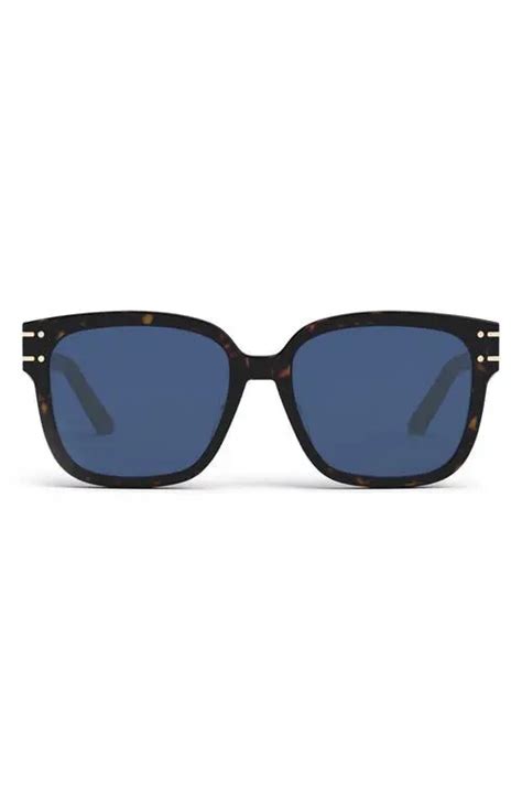 DiorSignature S7F Square Sunglasses, 58mm